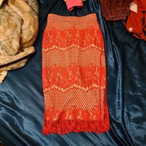 Lace skirt